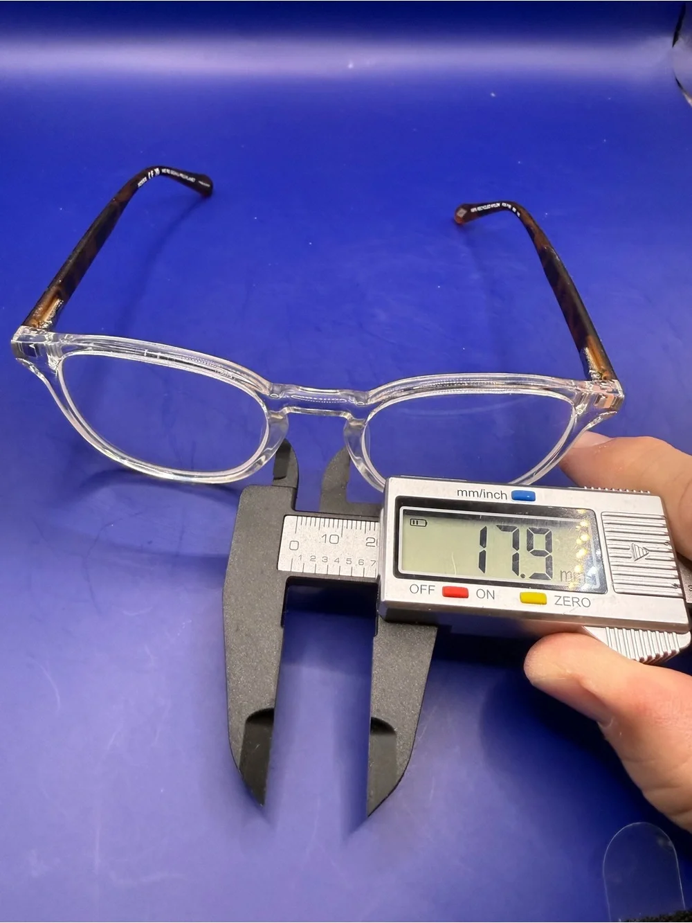 Fossil FOS 7156 900 Eyeglasses - Crystal / Havana Tortoise - 50-20-145 - Eco Rec